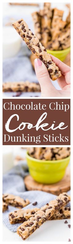 Chocolate Chip Cookie Sticks