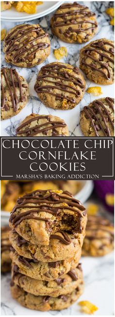 Chocolate Chip Cornflake Cookies