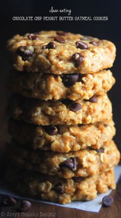 Chocolate Chip Peanut Butter Oatmeal Cookies