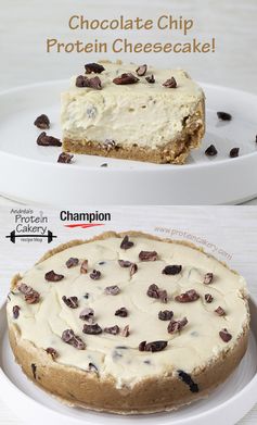 Chocolate Chip Protein Cheesecake