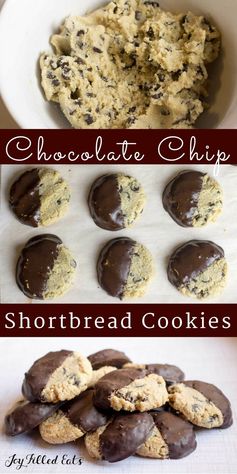 Chocolate Chip Shortbread Cookies – Low Carb THM S