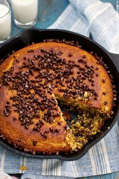 Chocolate Chip Skillet Cornbread