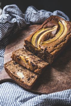 Chocolate Chunk Zucchini Banana Bread