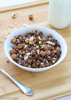 Chocolate Coconut Hazelnut Quinoa Granola