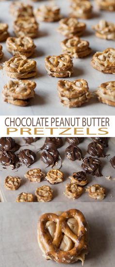 Chocolate Covered Peanut Butter Pretzels