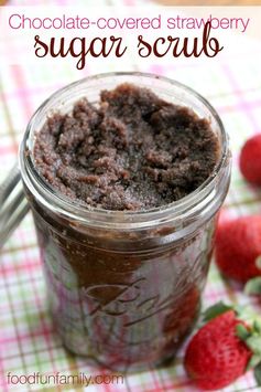 Chocolate Covered Strawberry Sugar Scrub