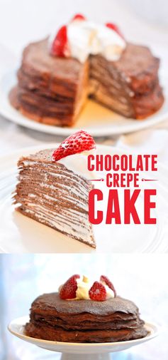 Chocolate Crêpe Cake