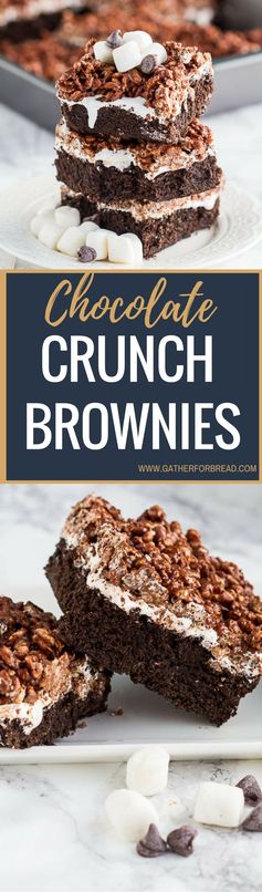 Chocolate Crunch Brownies