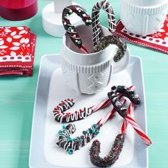 Chocolate-Dipped Candy Canes