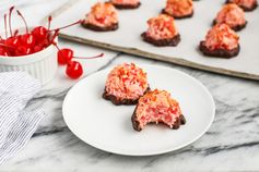 Chocolate-Dipped Cherry Macaroons