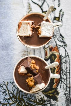 Chocolate Dipped Cinnamon Marshmallows and Perfect Hot Chocolate