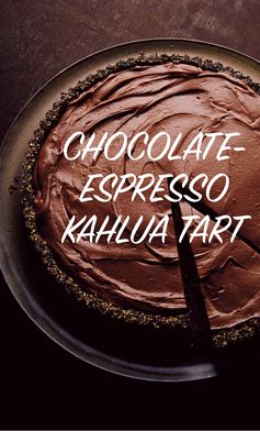 Chocolate-Espresso Kahlua Tart