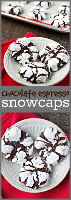 Chocolate Espresso Snowcaps