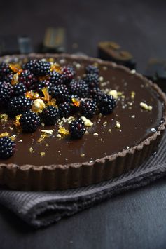 Chocolate-Glazed Hazelnut Mousse Cake