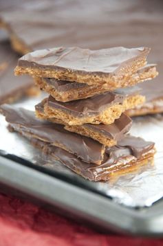 Chocolate Graham Cracker Toffee