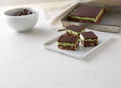 Chocolate Mint Nanaimo Bars