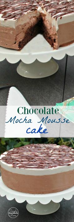 Chocolate Mocha Mousse Cake