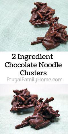 Chocolate Noodle Clusters