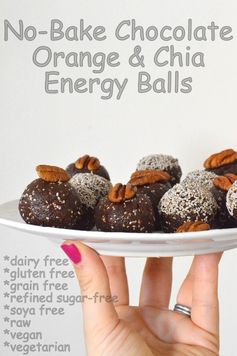 Chocolate Orange & Chia Superfood Balls