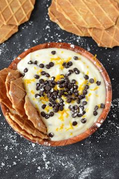 Chocolate Orange Cannoli Dip