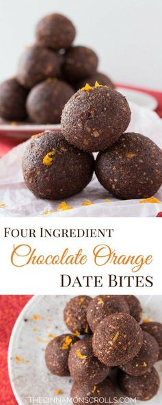 Chocolate Orange Date Bites