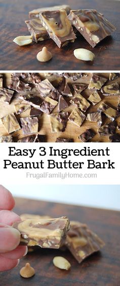 Chocolate Peanut Butter Bark