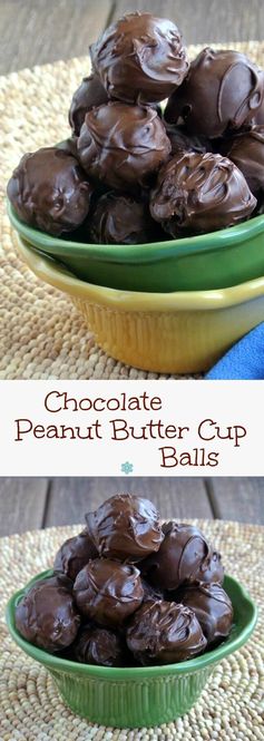 Chocolate Peanut Butter Cups Balls