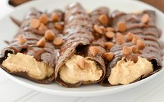 Chocolate Peanut Butter Protein Crepes