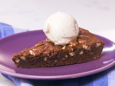 Chocolate Pecan Skillet Cookie