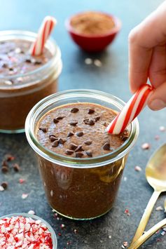 Chocolate Peppermint Chia Seed Pudding