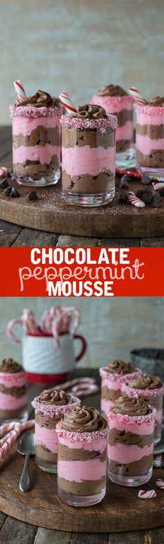 Chocolate Peppermint Mousse