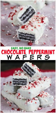 Chocolate Peppermint Wafers