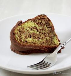 Chocolate Pistachio Marble Bundt Cake