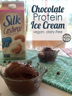 Chocolate Protein Ice Cream (Vegan, Dairy-Free