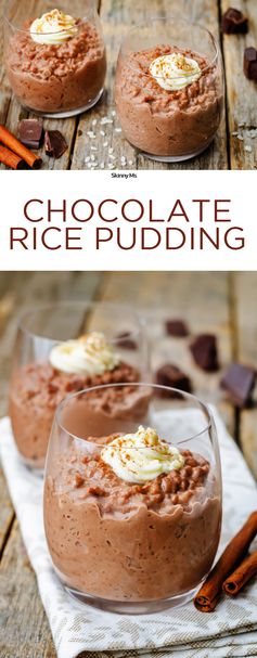 Chocolate Rice Pudding