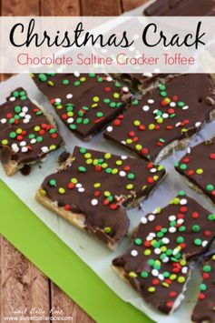 Chocolate Saltine Cracker Toffee