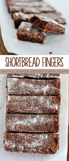 Chocolate Shortbread Fingers