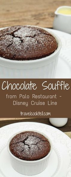 Chocolate Souffle (from Palo Restaurant - Disney Cruise Line