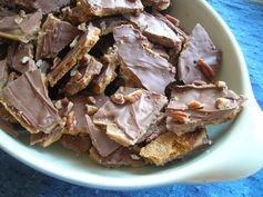 Chocolate Toffee Graham Treats