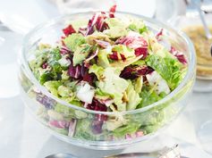 Chopped Romaine and Radicchio Salad