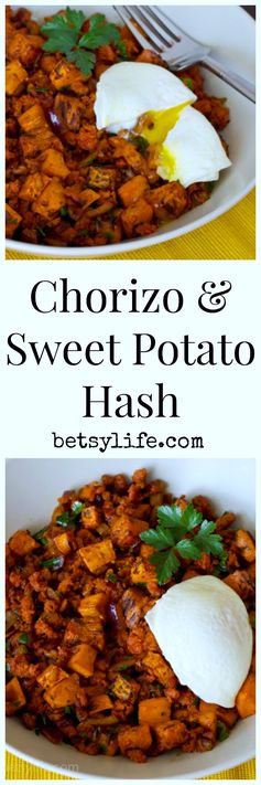 Chorizo and Sweet Potato Hash