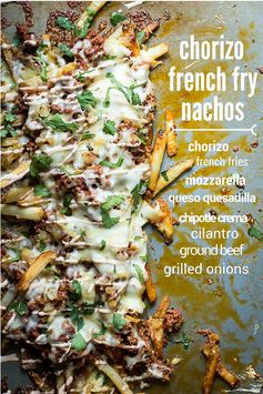 Chorizo French Fry Nachos