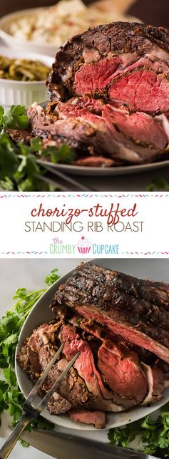 Chorizo-Stuffed Standing Rib Roast