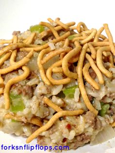 Chow Mein Hamburger Hot Dish