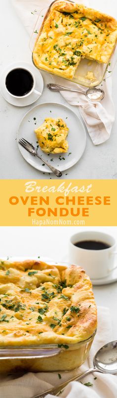 Christmas Breakfast Oven Cheese Fondue