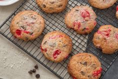 Christmas Chocolate Cherry Cookies