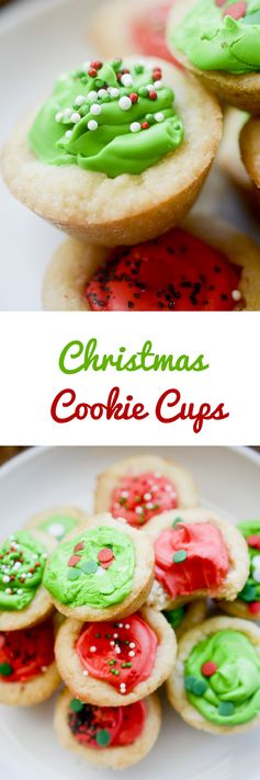 Christmas Cookie Cups