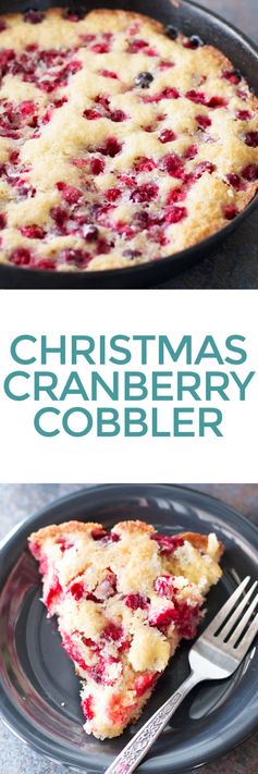 Christmas Cranberry Cobbler