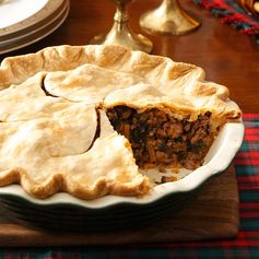 Christmas Eve Meat Pie