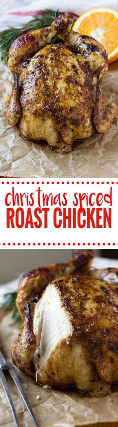 Christmas Spiced Roast Chicken